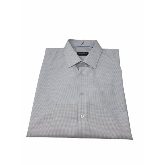 Nautica Mens‎ Regular Fit, Lavender,  Long Sleeve Dress Shirt XL - Picture 1 of 7